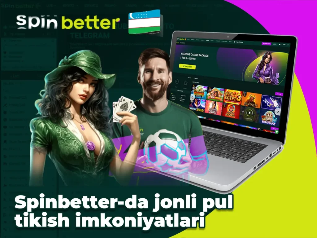 Варианты ставок в реальном времени на Spinbetter
