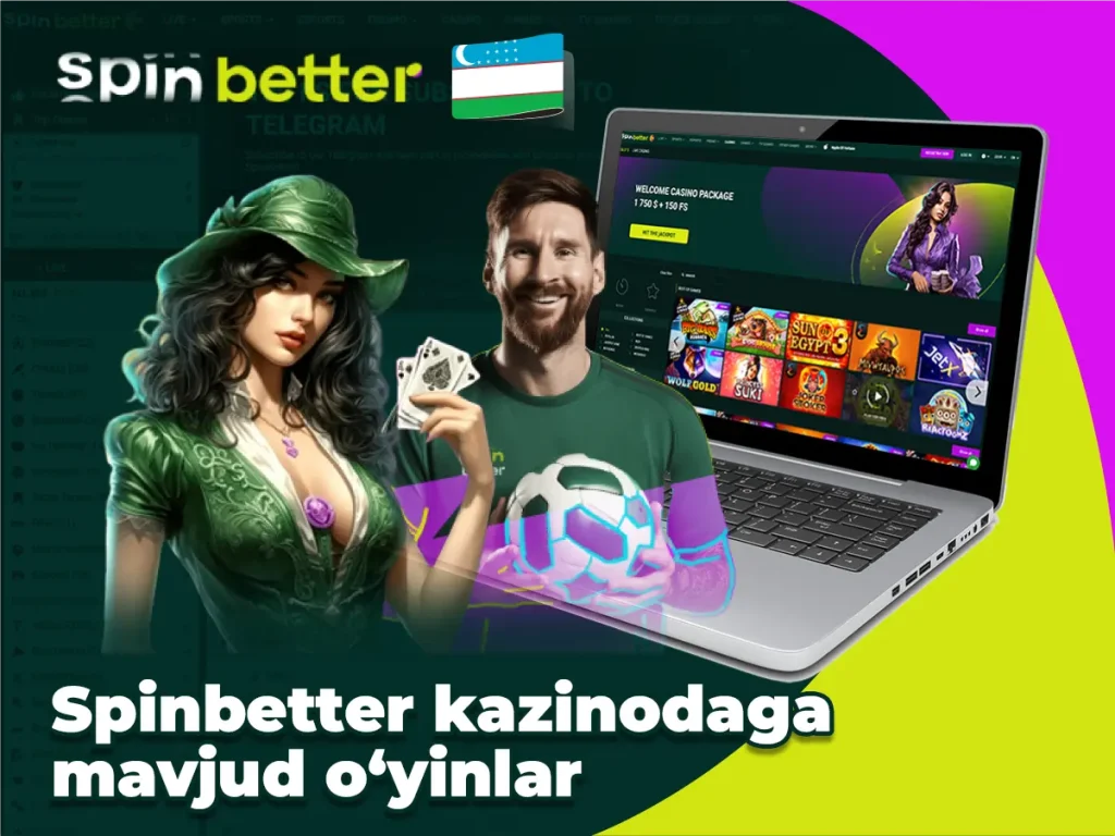 Игры, доступные в казино Spinbetter
